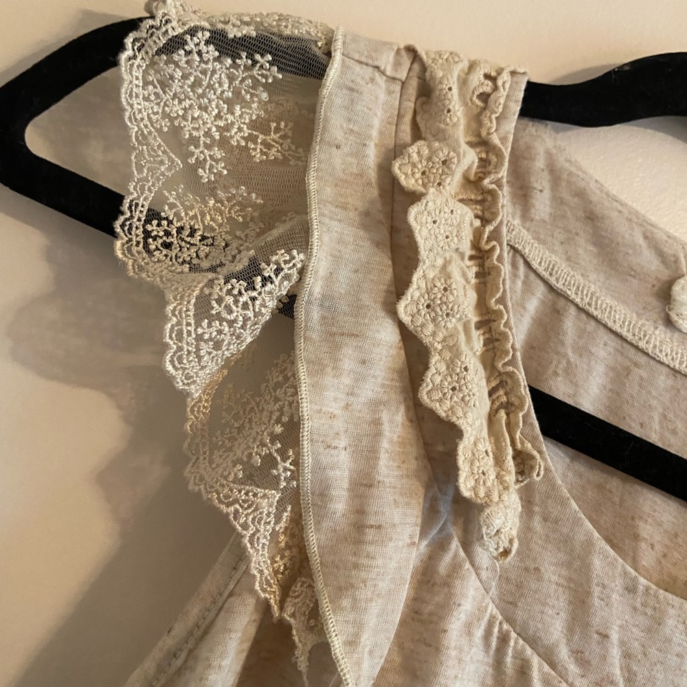 Detailed beige A’reve blouse